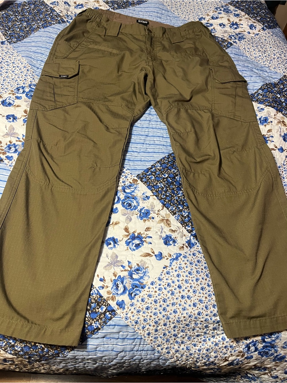 CQR Tactical Men’s 36/30 Green Cargo Pants